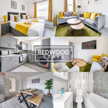 Brand New, 2 Bed 1 Bath, Modern Town Center Apartment, Free Wifi & Netflix By Redwood Stays Aldershot Extérieur photo
